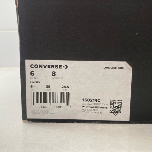 NWT Converse ALL STAR DISRUPT CX High 
The Soloist Women's Size 8 - Picture 4 of 4